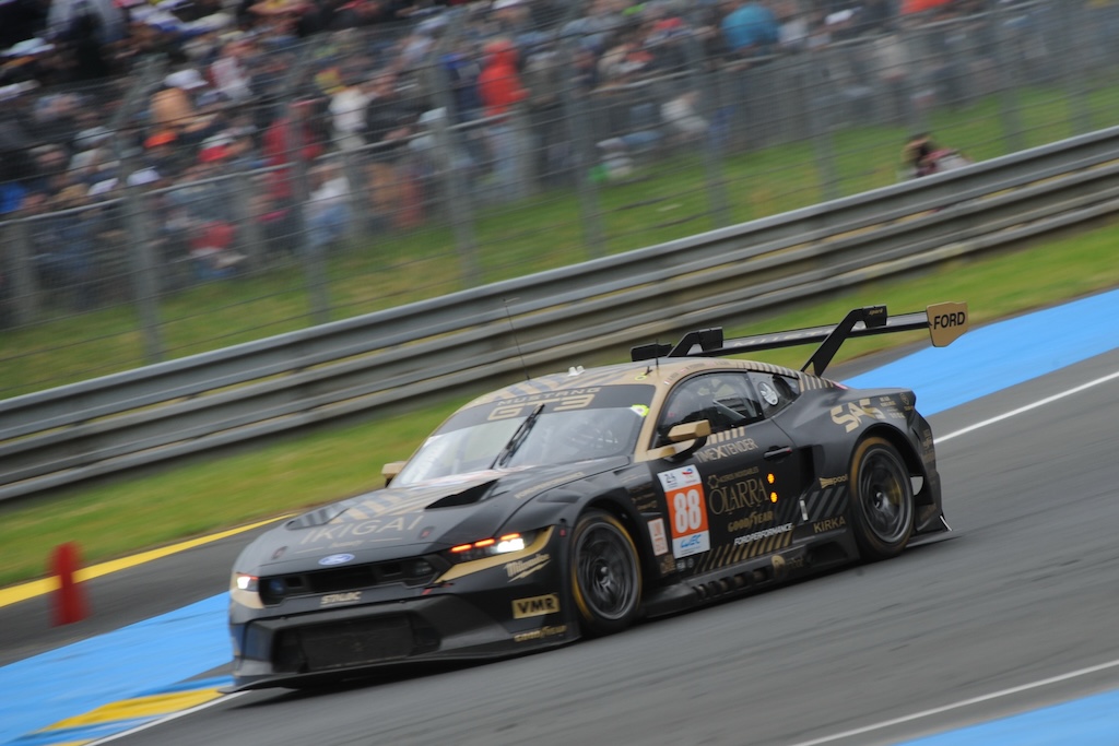 Trods utallige udfordringer kunne Mikkel O. Pedersen for første gang gennemføre 24-timersløbet i Le Mans.
(Foto: Mikkel O Pedersen Presse)